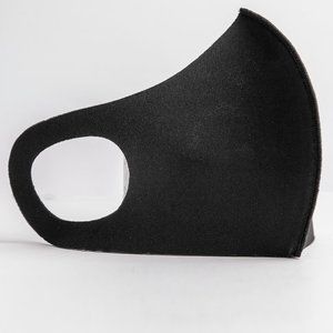 Black 3D Neoprene Washable Face Mask Super…
